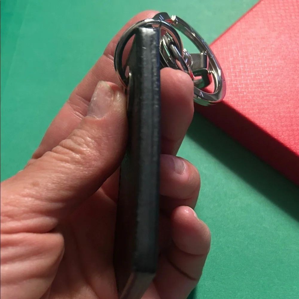 79. Louis Vuitton Monogram Eclipse Key Holder/Charm with COA